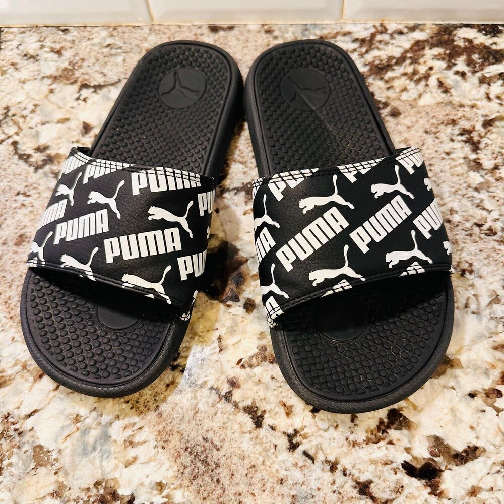 Puma Cool Cat Bold Boys' Slide Sandal Black